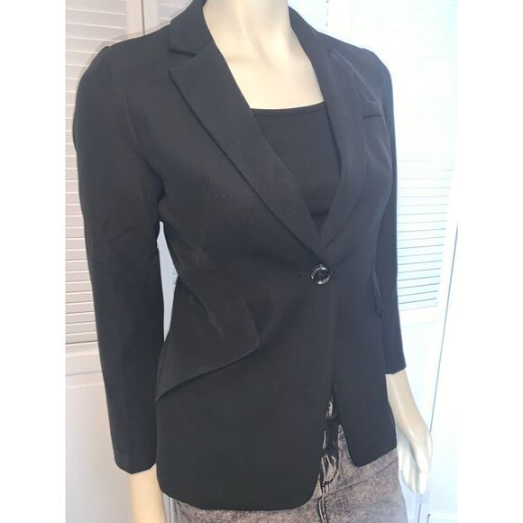Susie Lady Black Blazer Size Small - Picture 6 of 10